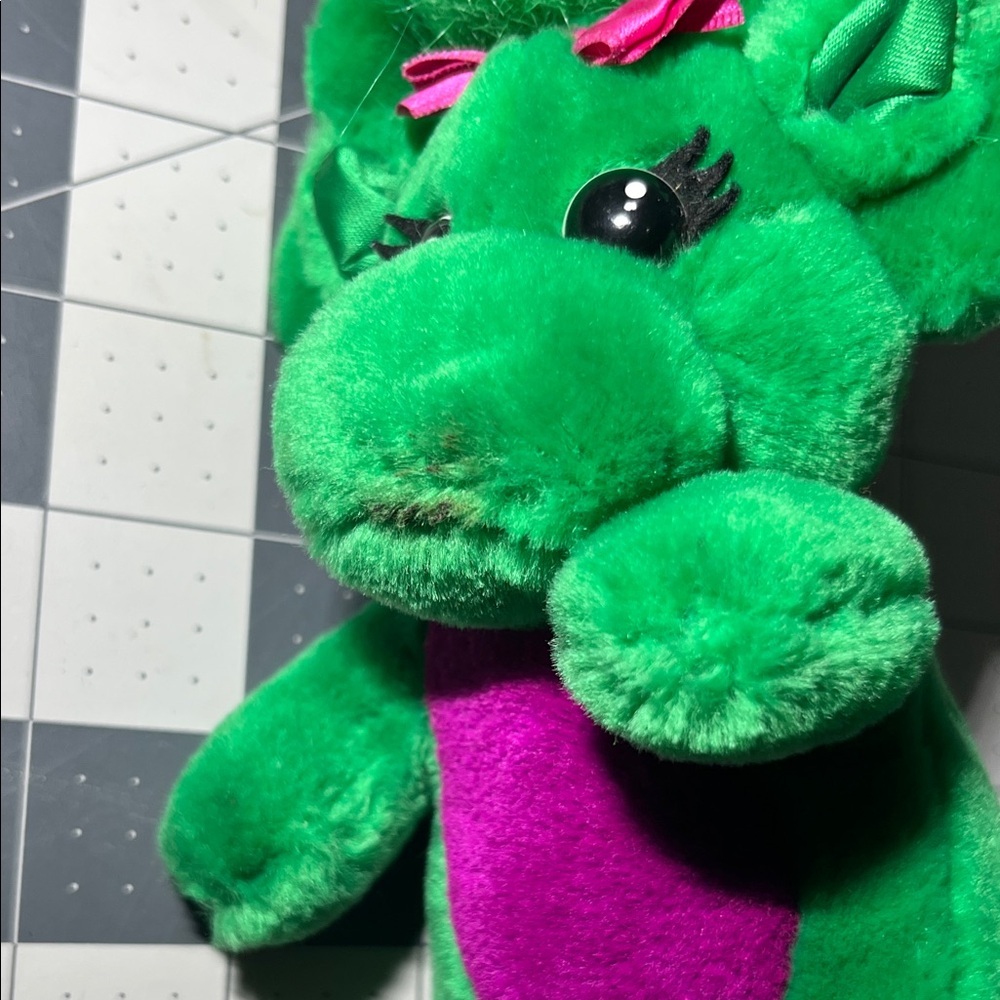 Barney baby bop Plush Dinosaur Toy - Picture 6 of 6